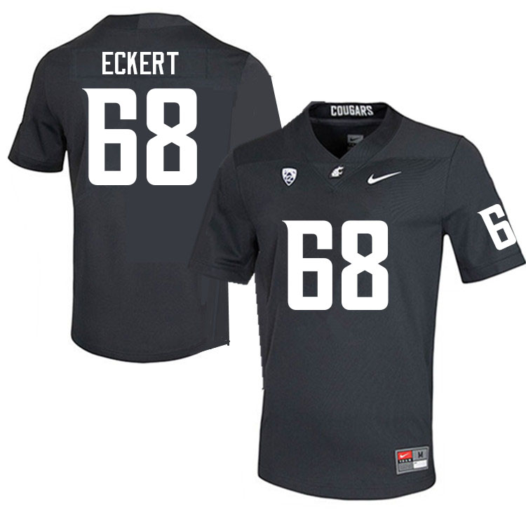 Men #68 Alec Eckert Washington State Cougars College Football Jerseys Sale-Charcoal